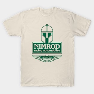 Aston Martin Nimrod Group C Team emblem - 1982 - British Racing Green print T-Shirt